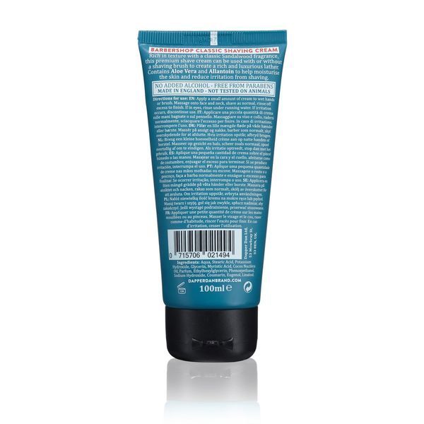 Крем для бритья Dapper Dan Shave Cream 100ml 10102017 фото
